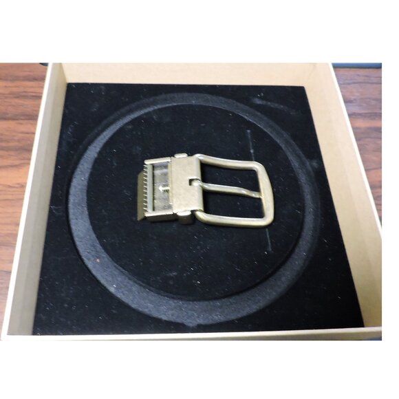 Coach Belt Reversible F55434 Black Dark Brown With 2 Buckles In Original Box - Picture 7 of 15